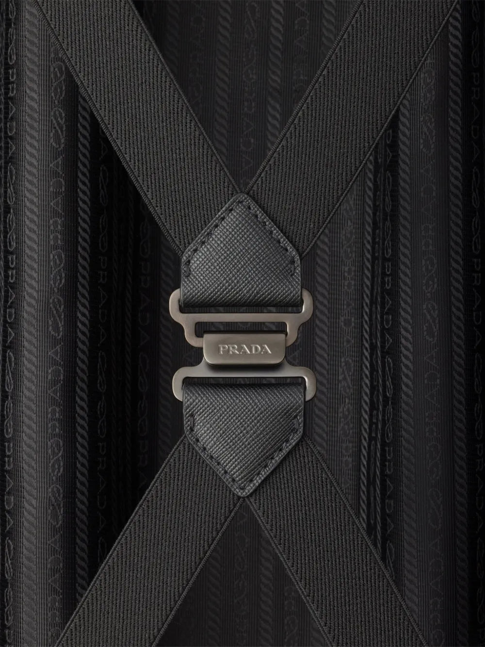 Saffiano leather cabin suitcase