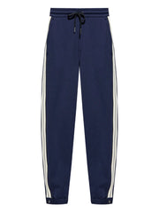 striped track pants