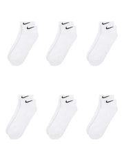 Everyday White six-pack ankle socks