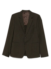 2010s check-pattern blazer