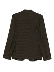 2010s check-pattern blazer
