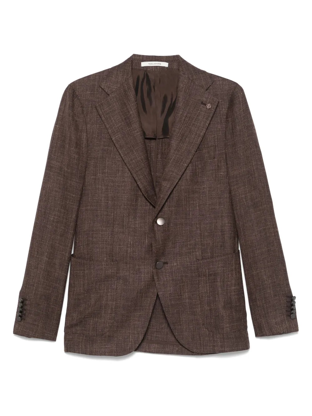 brooch-detail blazer