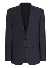 peak-lapel tailored blazer