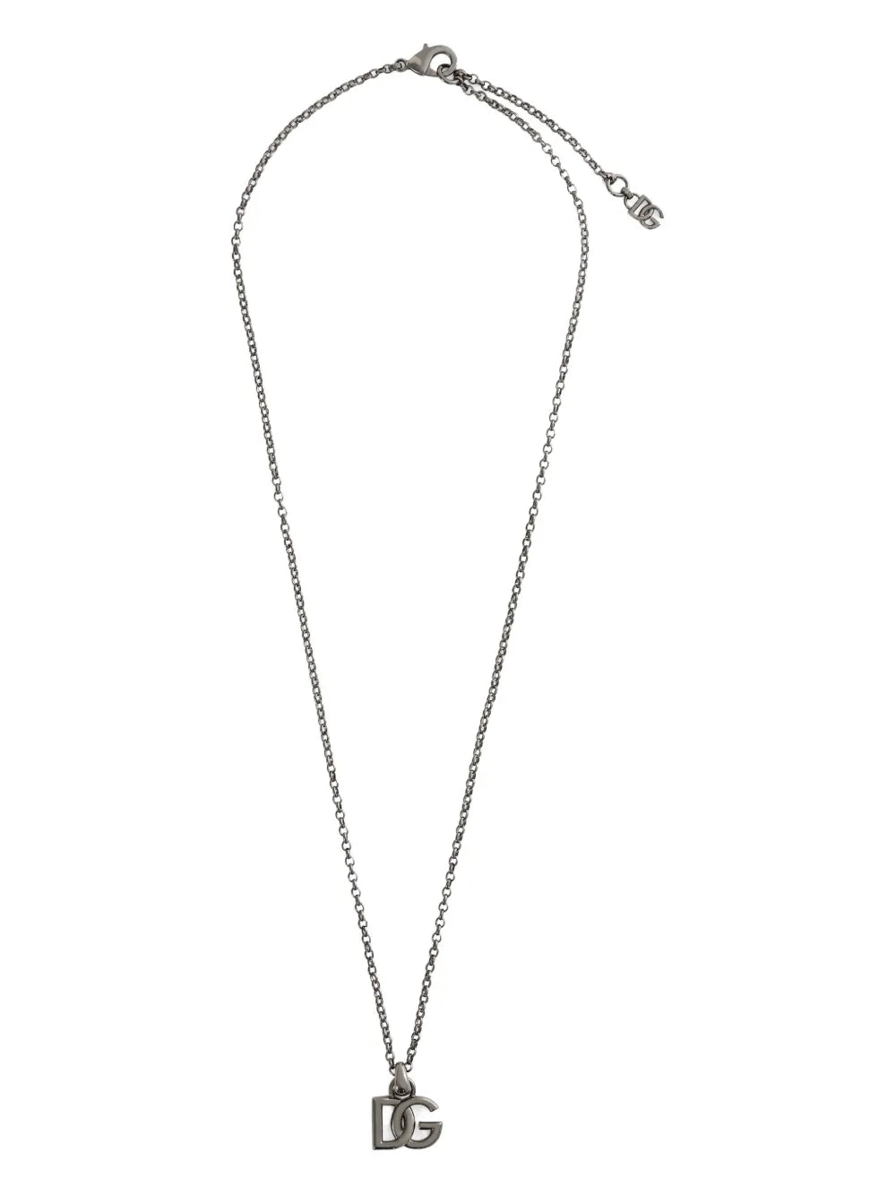 logo-pendant necklace