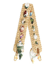 scarf-detailed bag strap