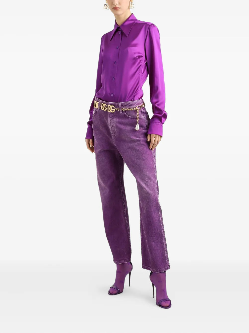 DNA satin shirt