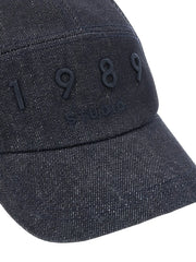 denim baseball cap