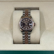 Rolex | Datejust | 279171 choc index jub | Gold/Steel | 28 mm | Gold/Steel | Brown | Automatic