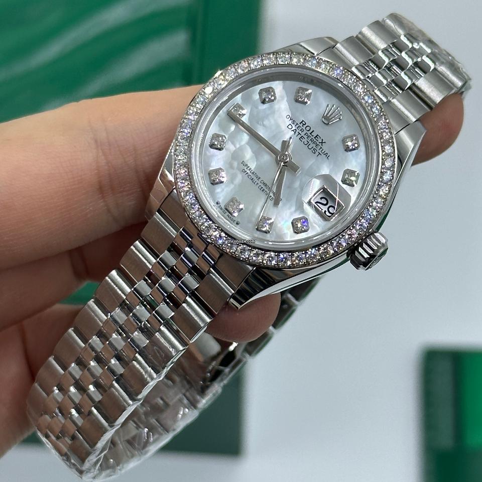 Rolex | Datejust | 279384RBR NG WHITE JUB | Steel | 28 mm | Steel | Mother of pearl | Automatic