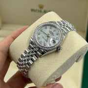 Rolex | Datejust | 279384RBR NG WHITE JUB | Steel | 28 mm | Steel | Mother of pearl | Automatic