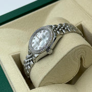 Rolex | Datejust | 279384RBR NG WHITE JUB | Steel | 28 mm | Steel | Mother of pearl | Automatic
