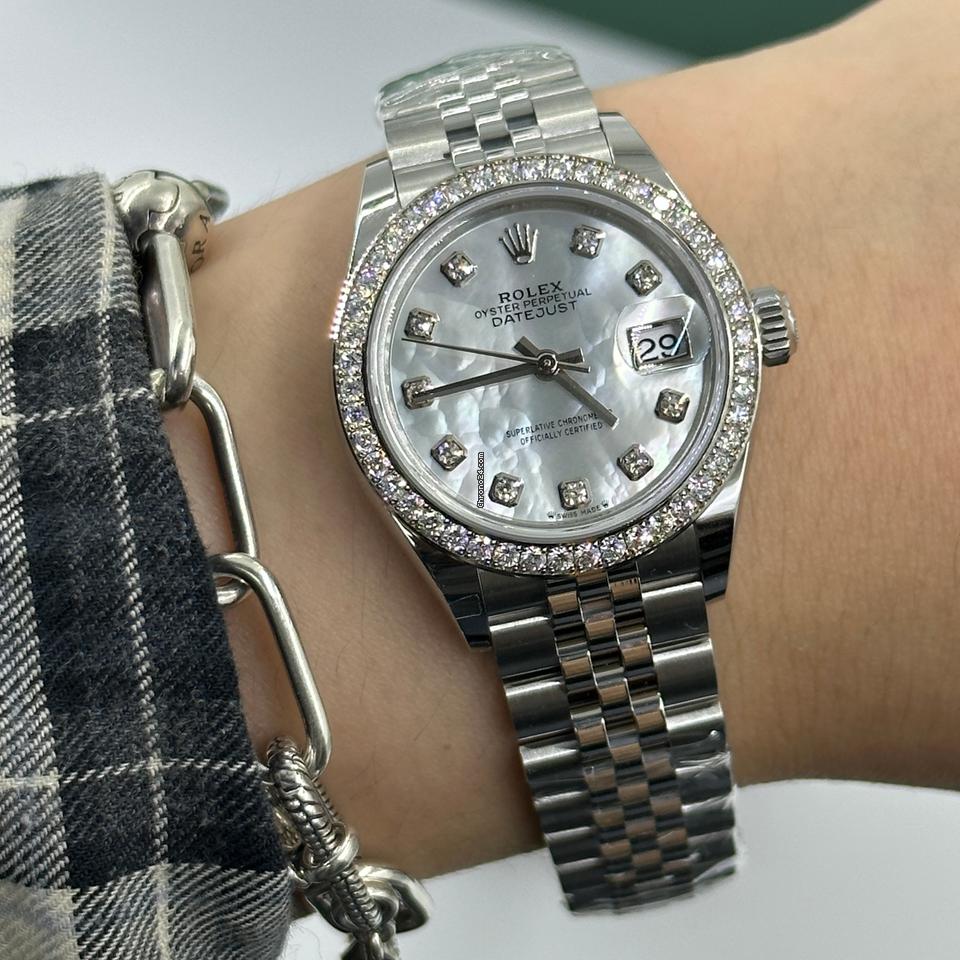 Rolex | Datejust | 279384RBR NG WHITE JUB | Steel | 28 mm | Steel | Mother of pearl | Automatic