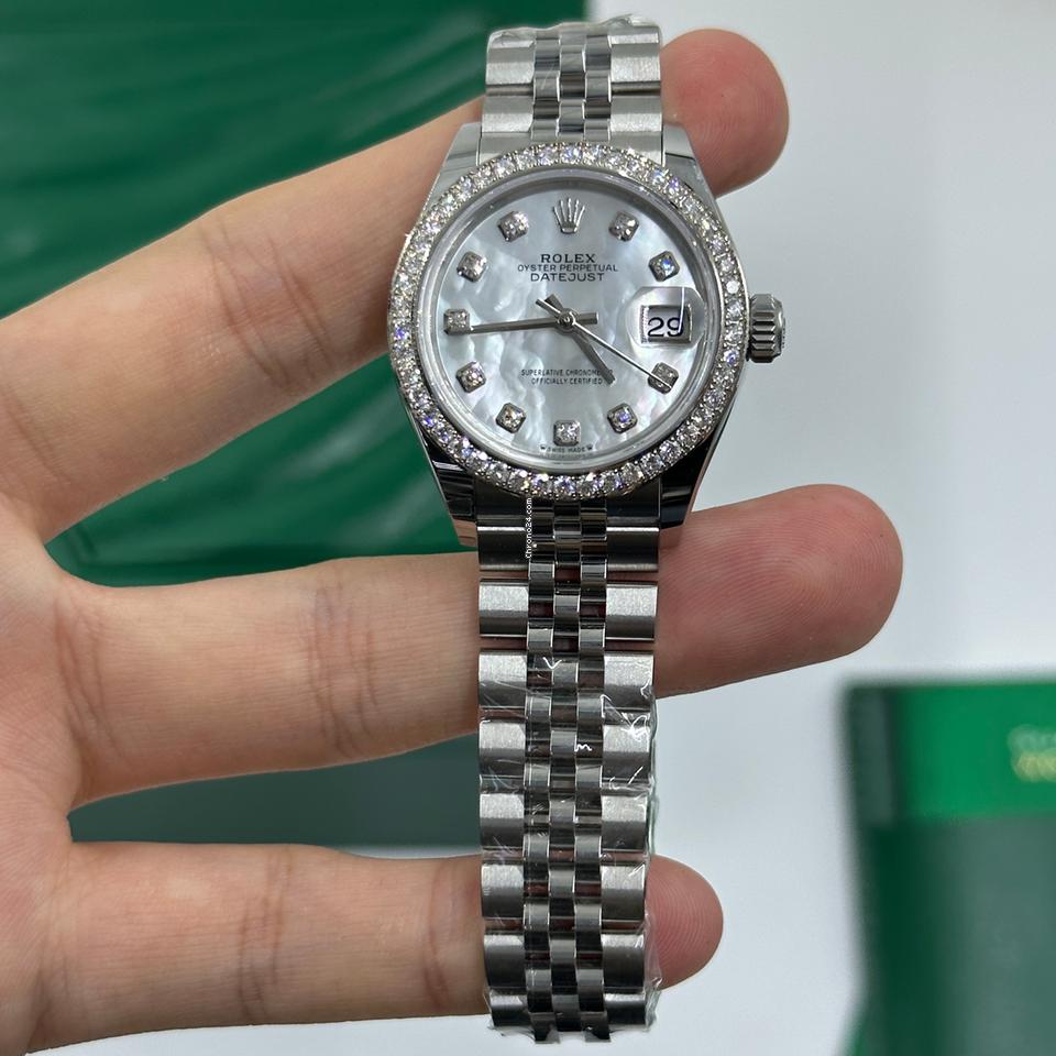 Rolex | Datejust | 279384RBR NG WHITE JUB | Steel | 28 mm | Steel | Mother of pearl | Automatic
