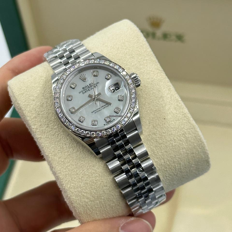 Rolex | Datejust | 279384RBR NG WHITE JUB | Steel | 28 mm | Steel | Mother of pearl | Automatic