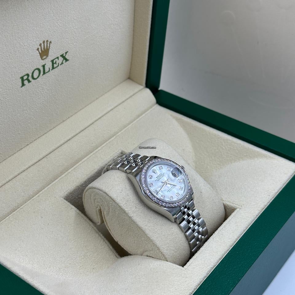 Rolex | Datejust | 279384RBR NG WHITE JUB | Steel | 28 mm | Steel | Mother of pearl | Automatic
