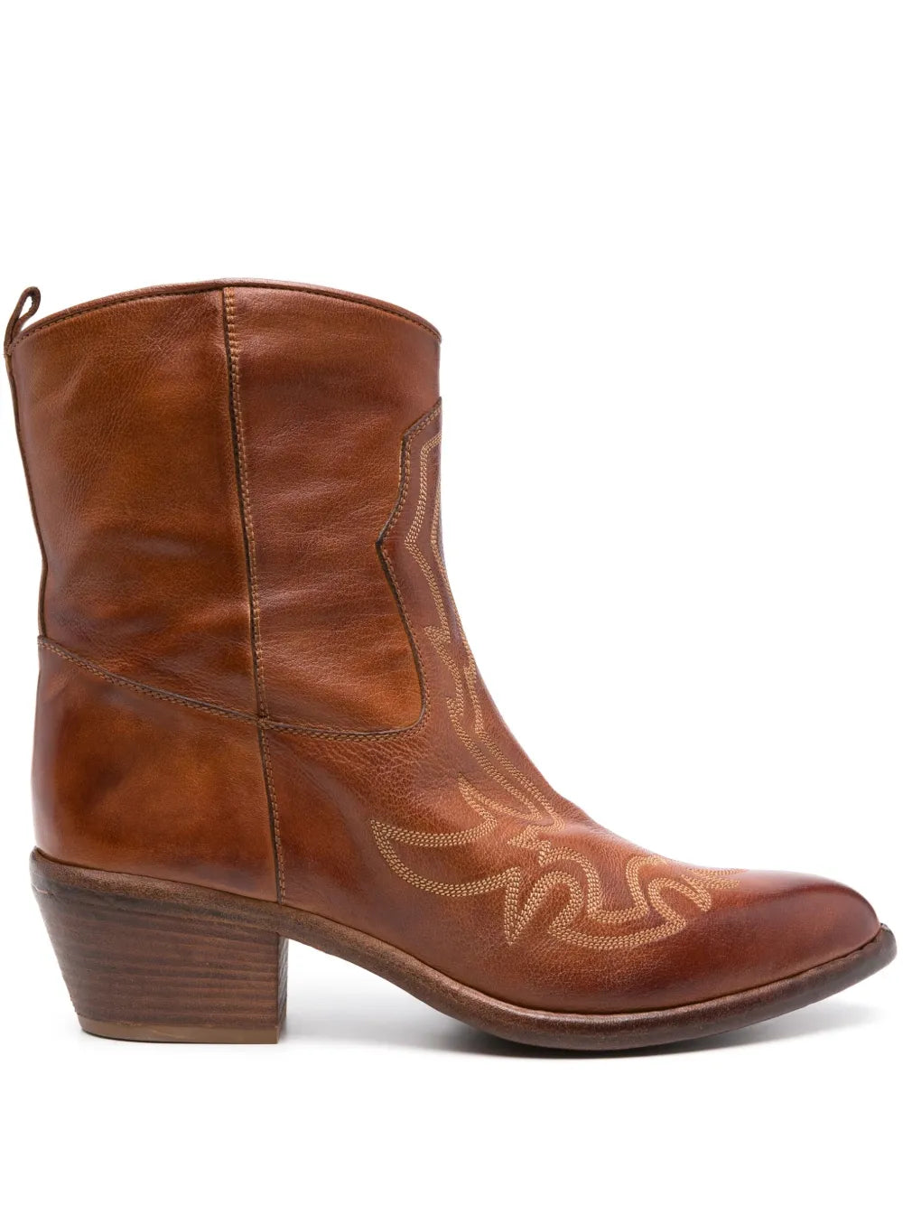 leather cowboy boots