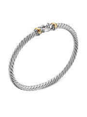 sterling silver Cable Flex bracelet