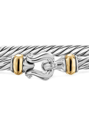 sterling silver Cable Flex bracelet