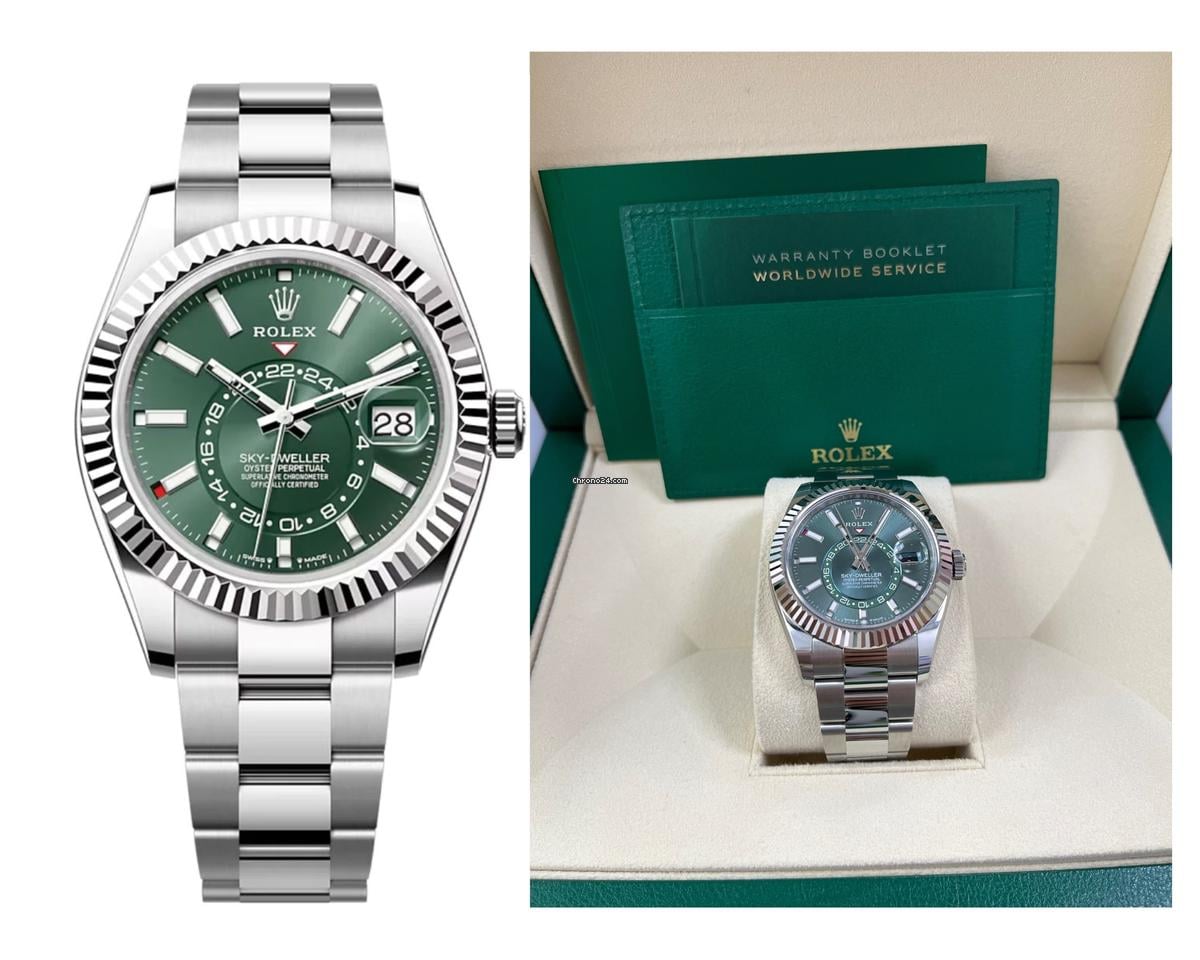 Rolex | Sky-Dweller | 336934 | Steel | 42 mm | Green | Automatic