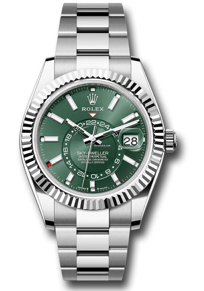 Rolex | Sky-Dweller | 336934 | Steel | 42 mm | Green | Automatic