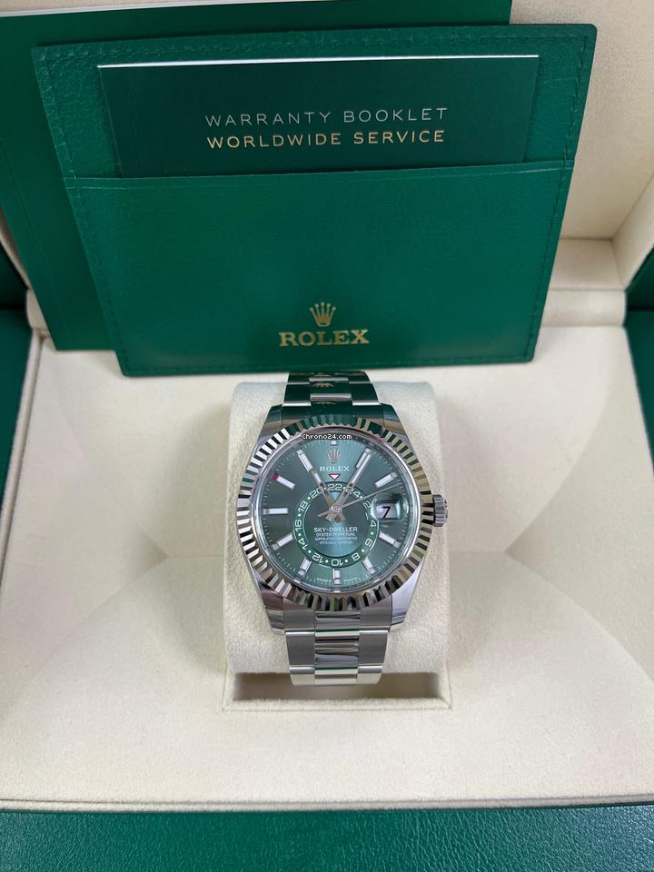 Rolex | Sky-Dweller | 336934 | Steel | 42 mm | Green | Automatic