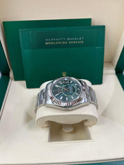 Rolex | Sky-Dweller | 336934 | Steel | 42 mm | Green | Automatic