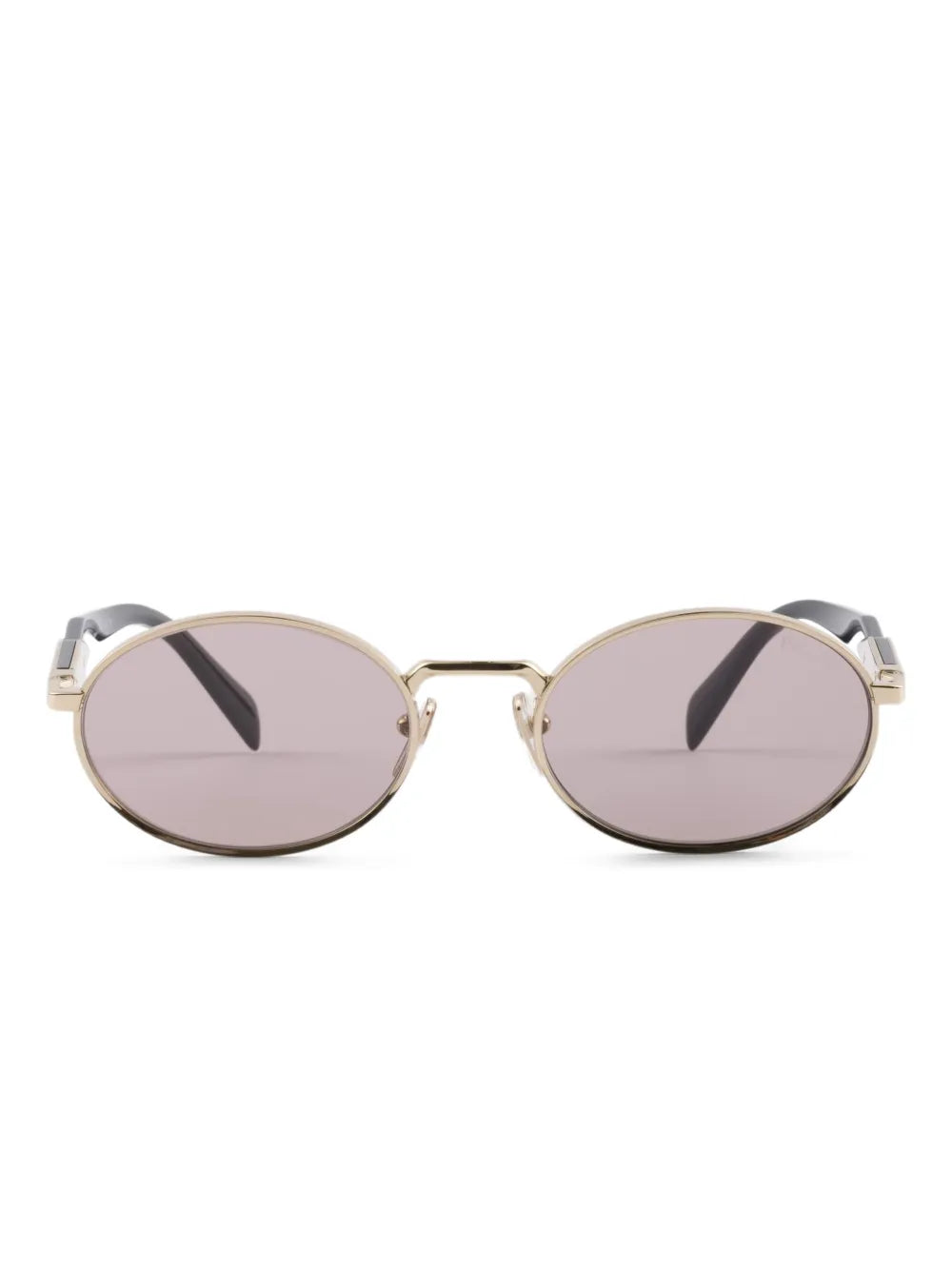 tinted oval-frame sunglasses