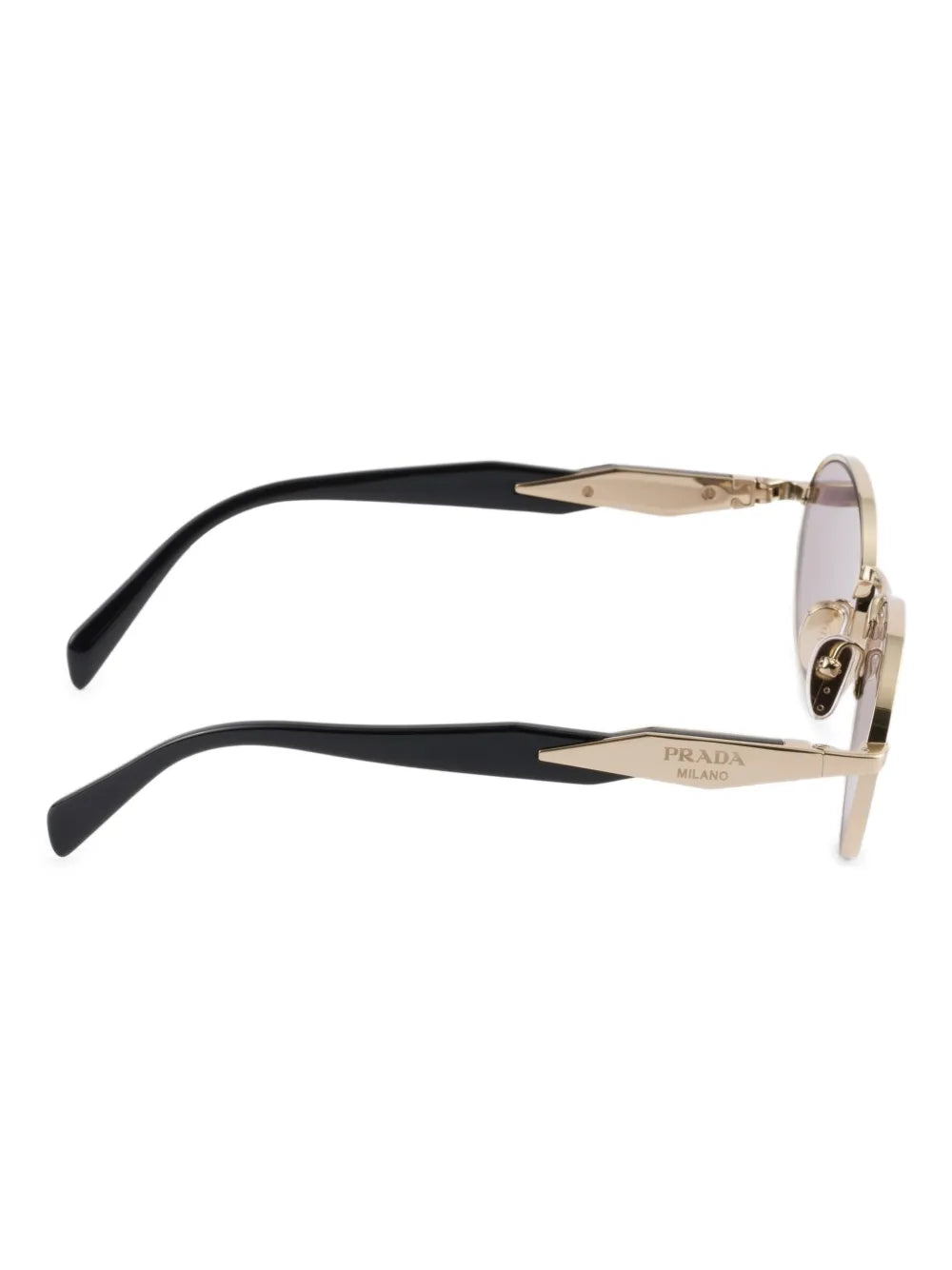 tinted oval-frame sunglasses