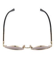 tinted oval-frame sunglasses