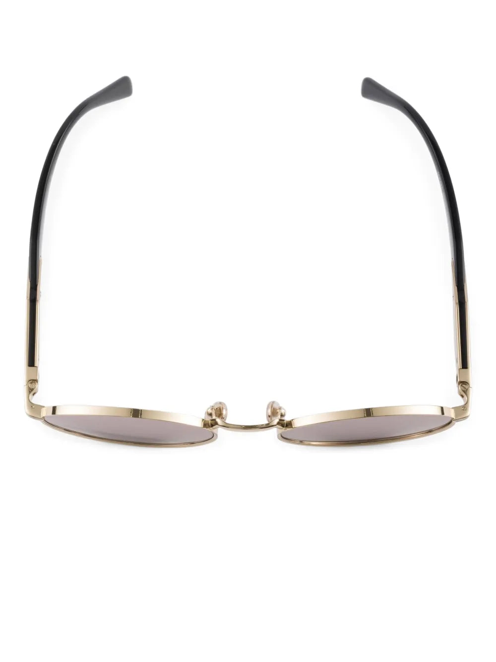 tinted oval-frame sunglasses