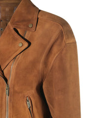 leather biker jacket