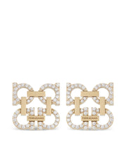 Gancini clip-on earrings