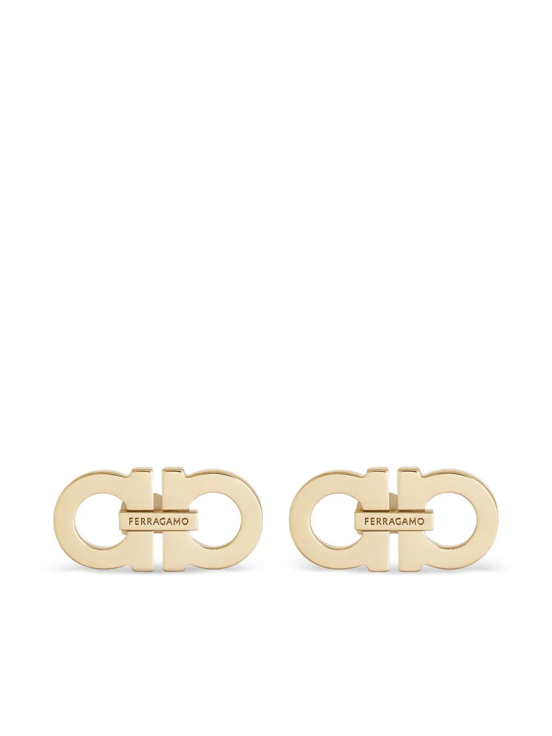 Double Gancini earrings