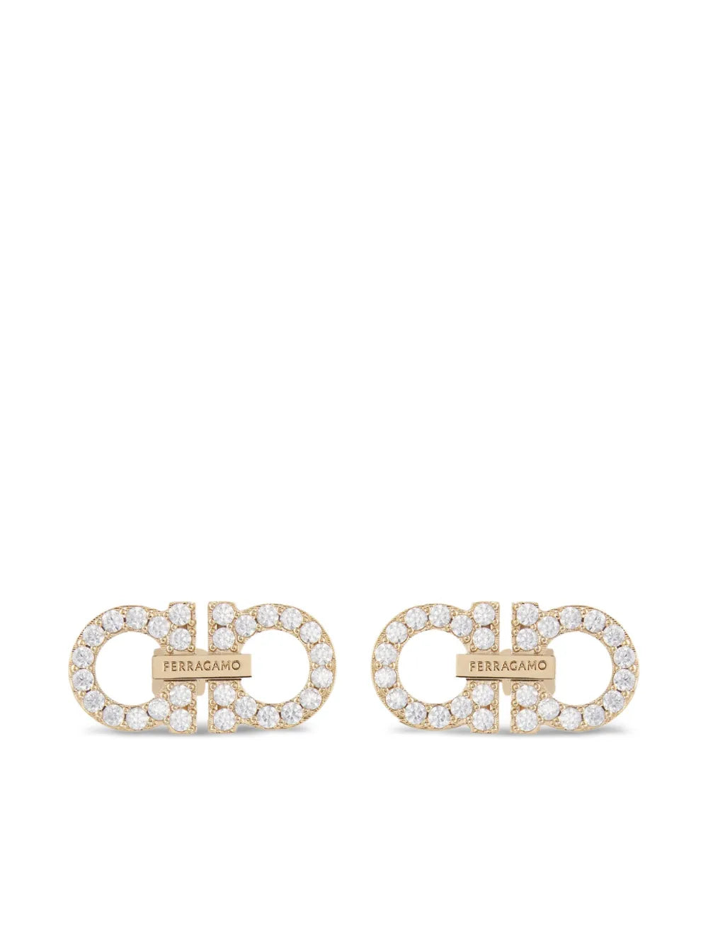 Double Gancini earrings