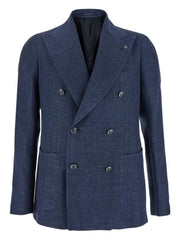 brooch-detail blazer