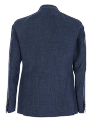 brooch-detail blazer