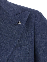 brooch-detail blazer