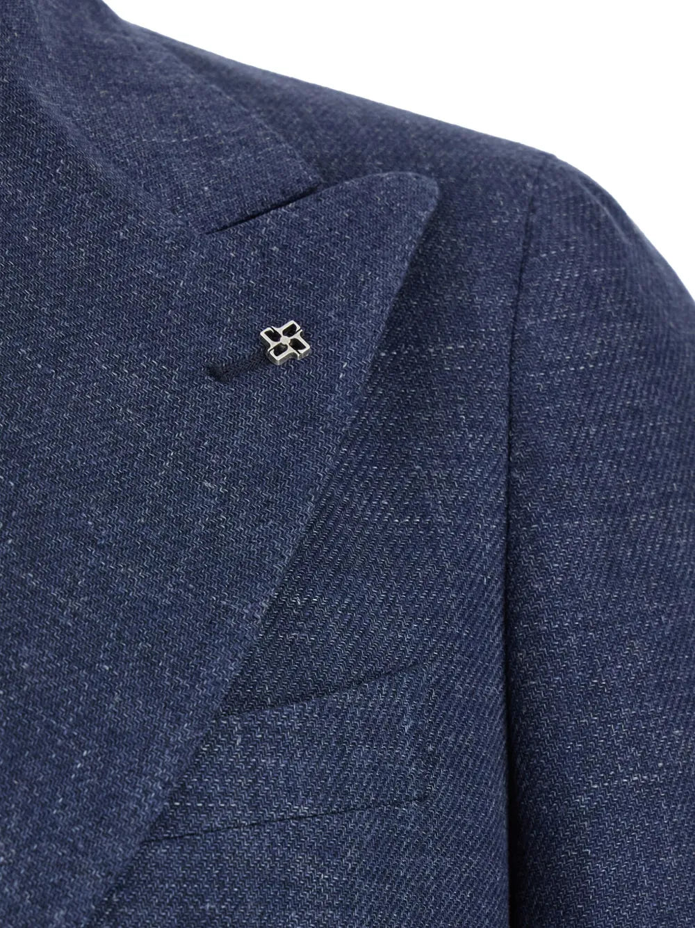 brooch-detail blazer