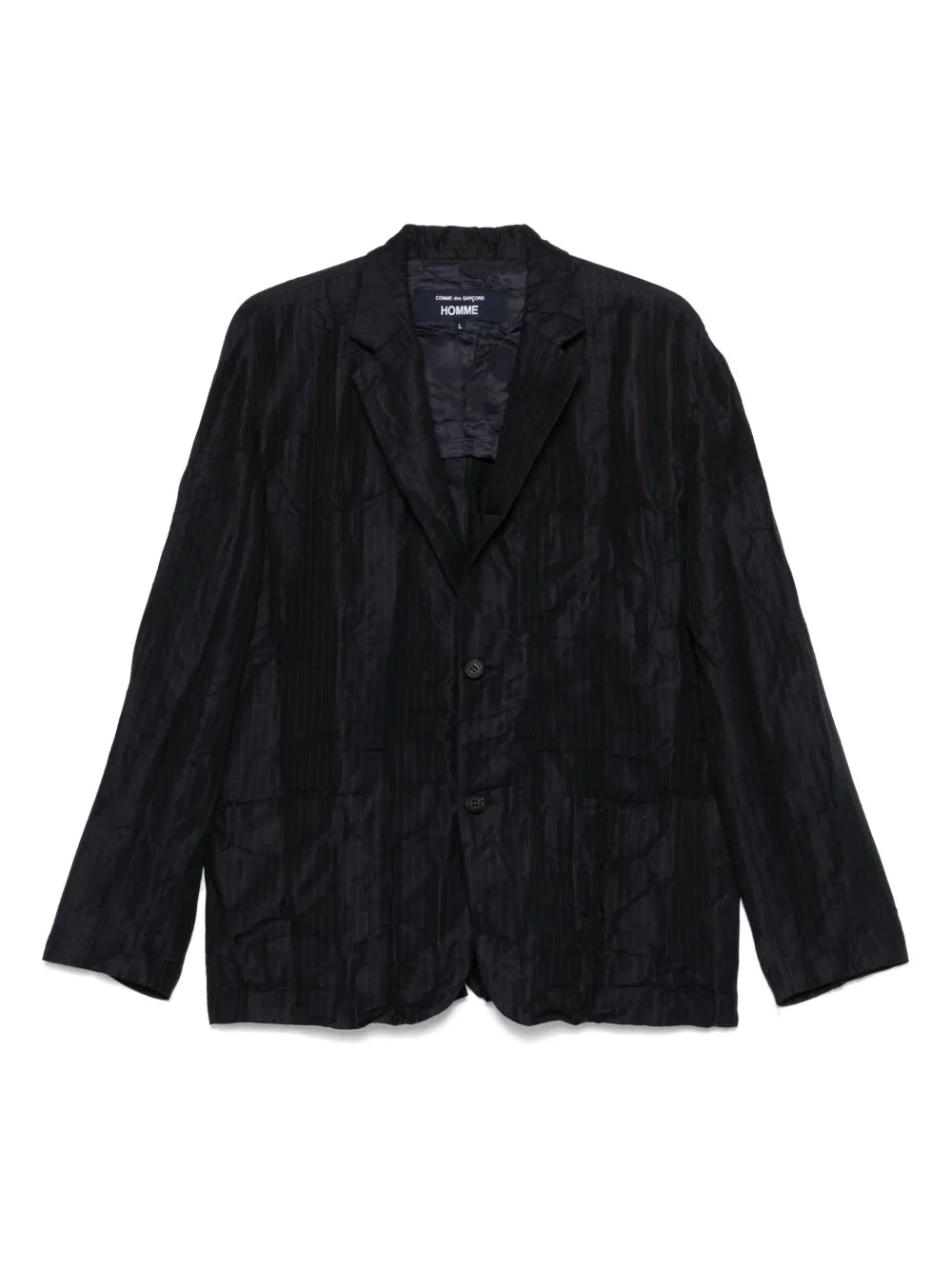 pinstriped blazer