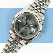Rolex | Datejust | 126334 Wimbledon | Steel | 41 mm | Steel | Grey | Automatic