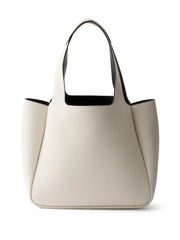 small leather tote bag