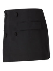 wool mini skirt