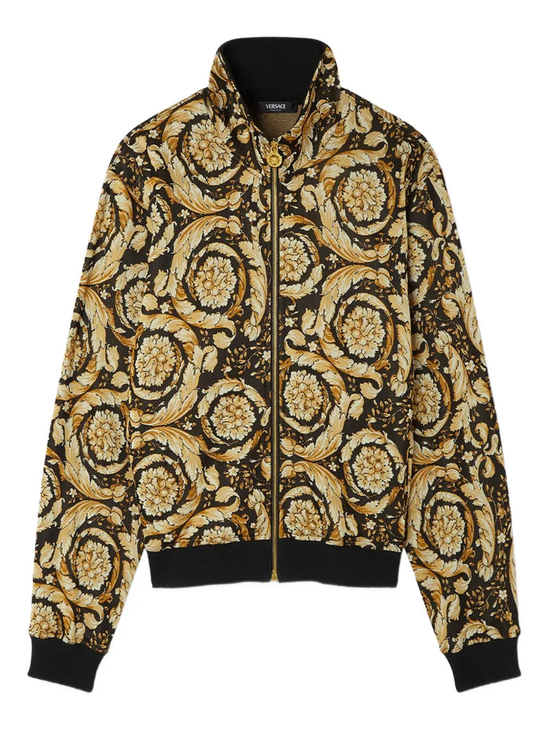 Barocco jacquard sweatshirt