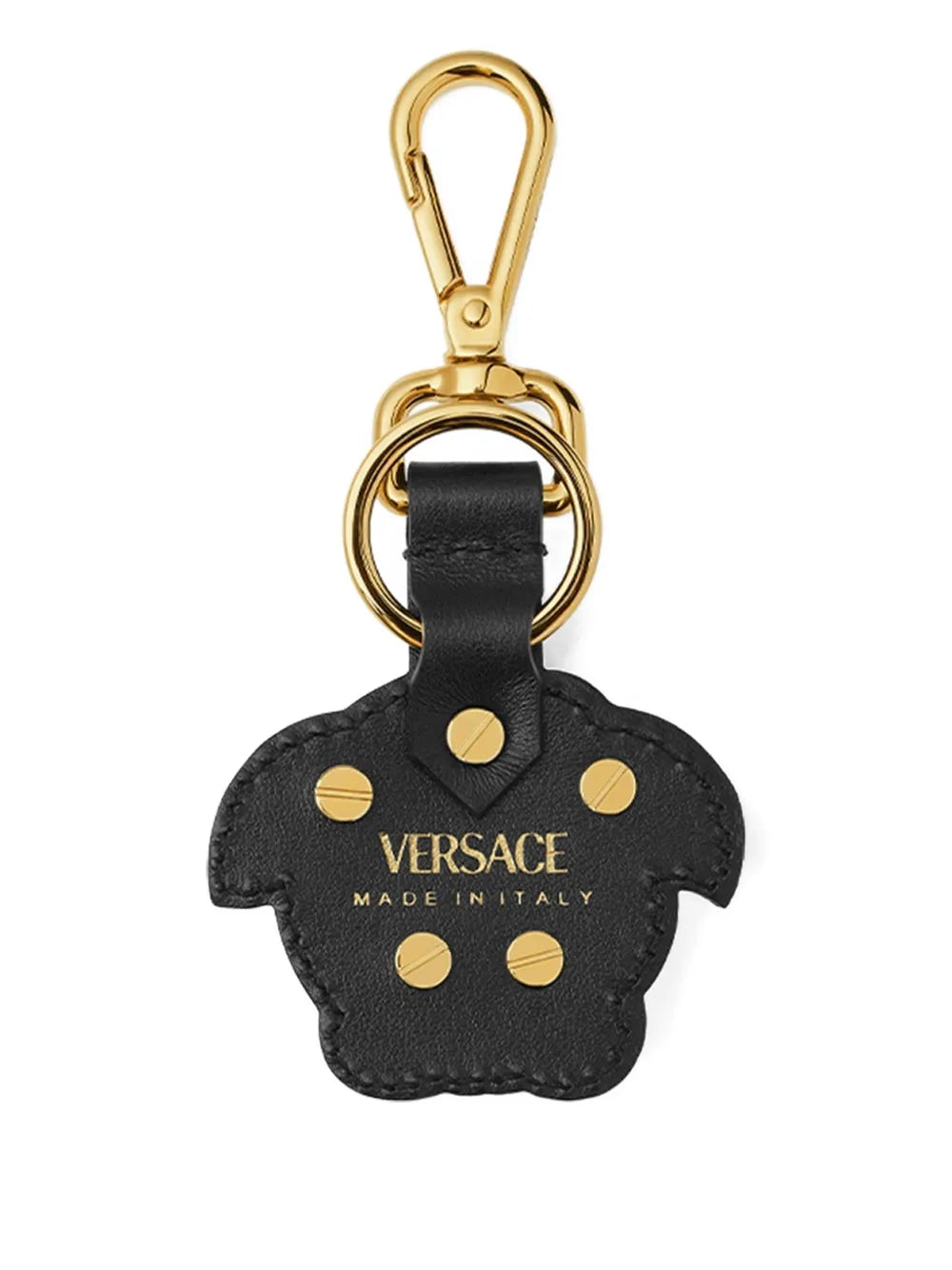 Medusa Head leather keyring