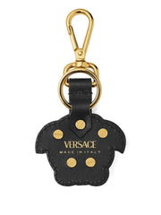 Medusa Head leather keyring
