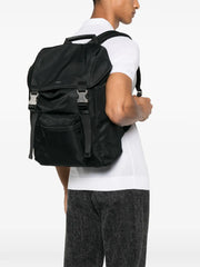 logo-lettering backpack
