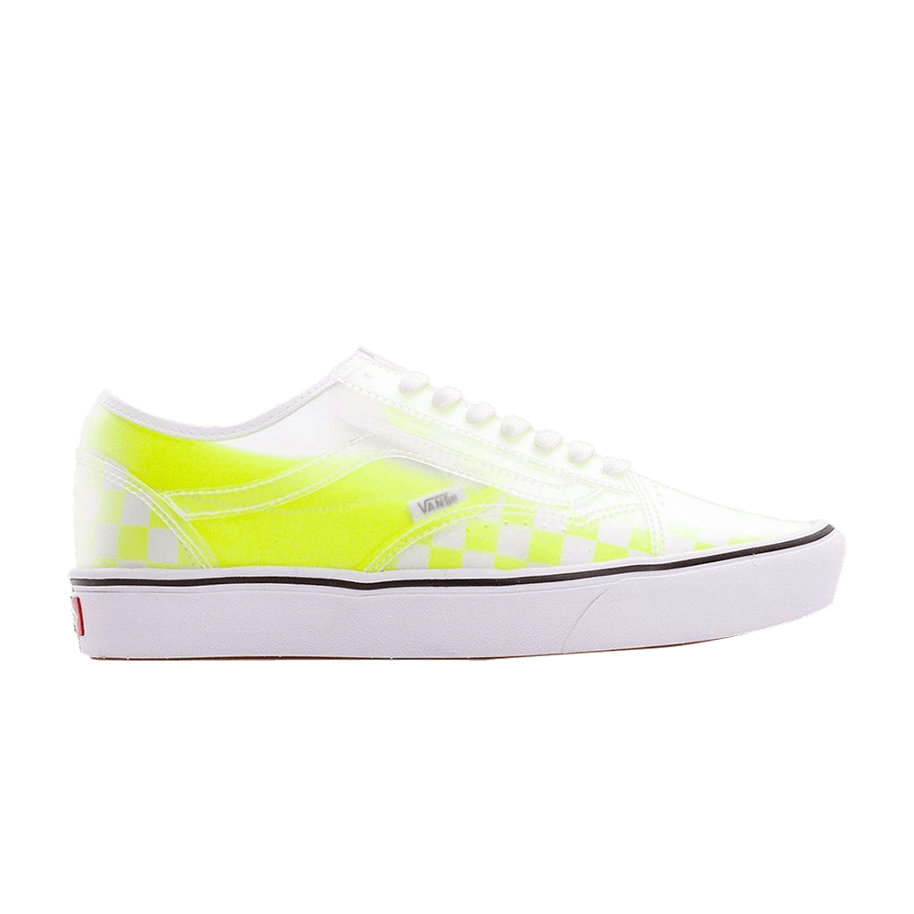 Vans ComfyCush Slip-Skool Safety Yellow Checkerboard