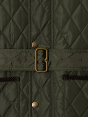 diamond-quilted jacket