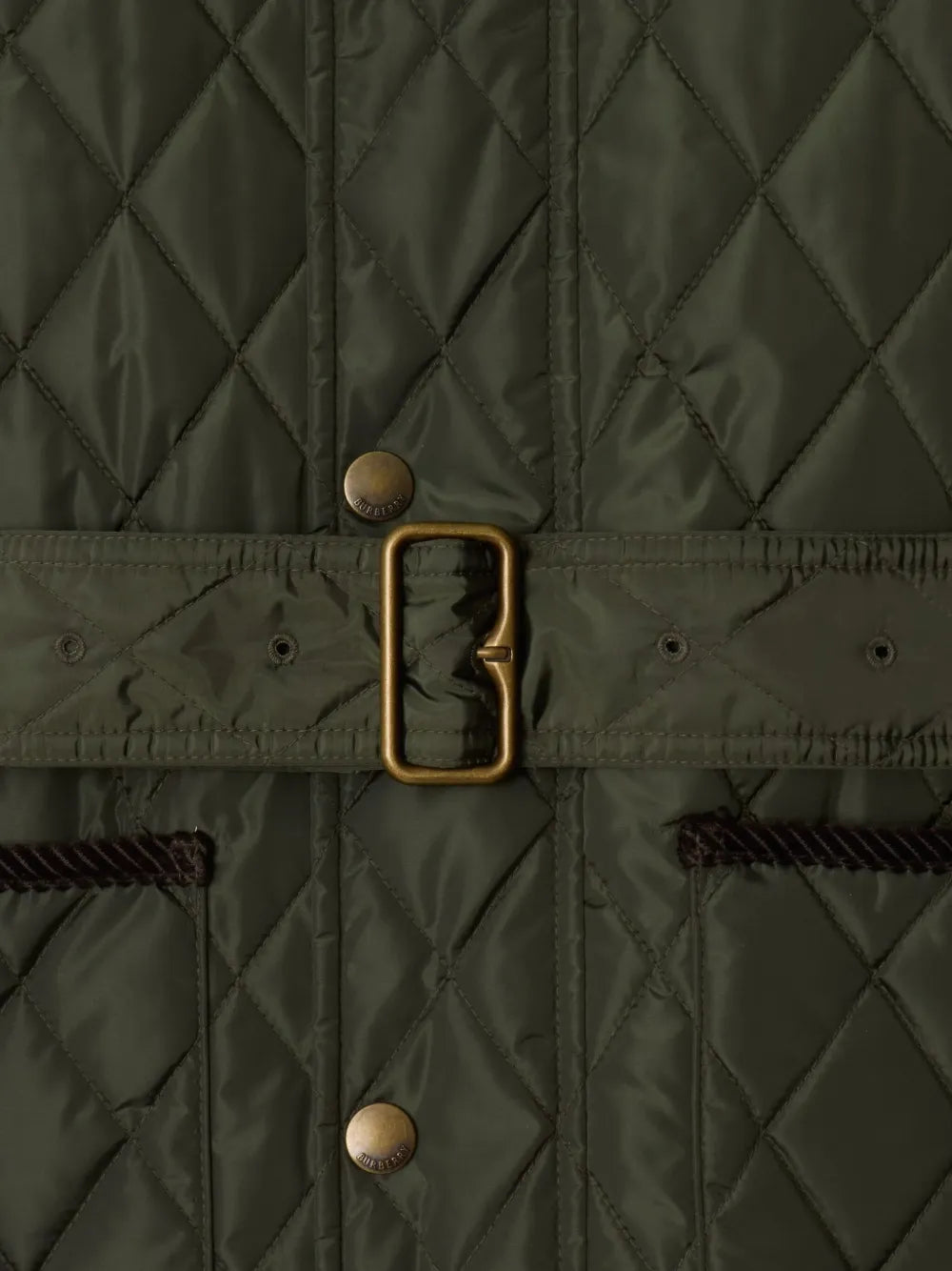 diamond-quilted jacket