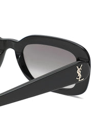 Pillowed rectangle sunglasses